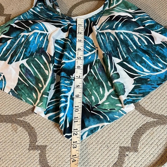 Tropical bikini flowy top - Picture 8 of 14